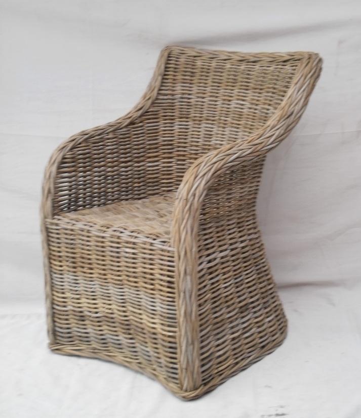 Omon Kubu Grey Rattan Chair